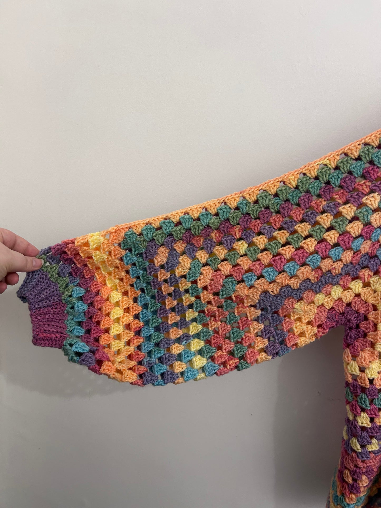 XL Adults Crocheted Cardigan