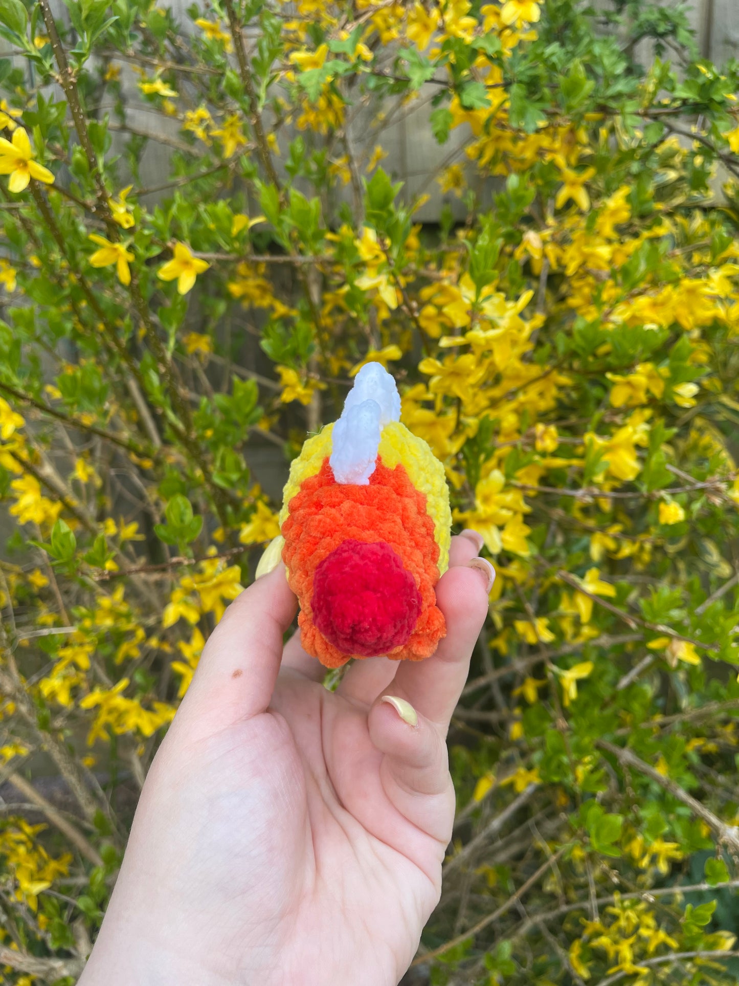 Rainbow Stegosaurus Dinosaur crochet Toy