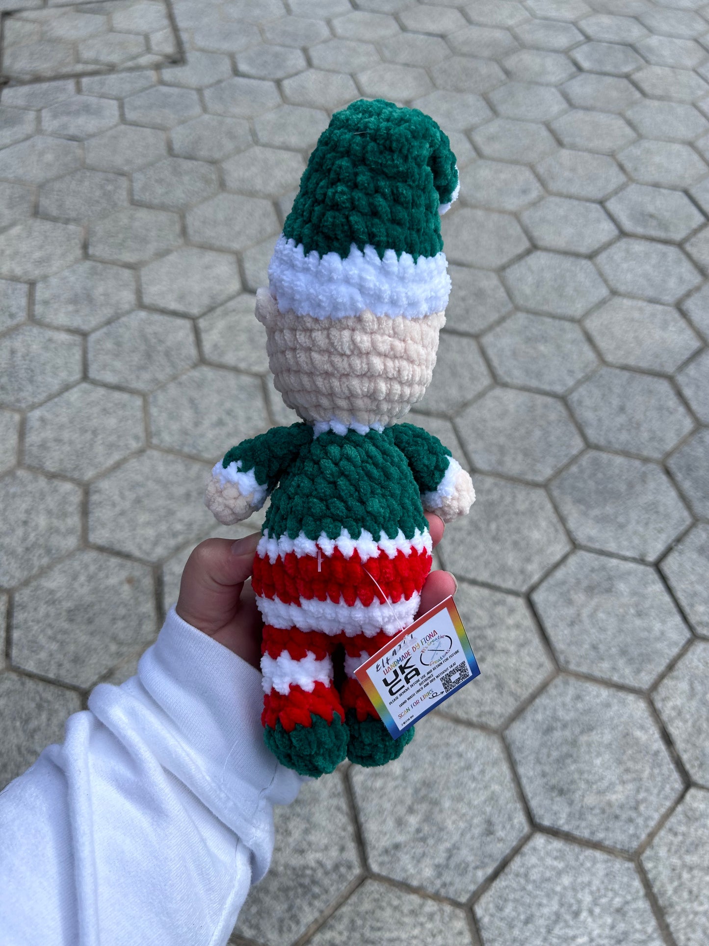 Elf Christmas Crochet Toy