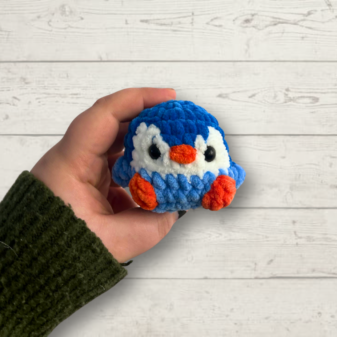 Mini Penguin Christmas Crochet Toy