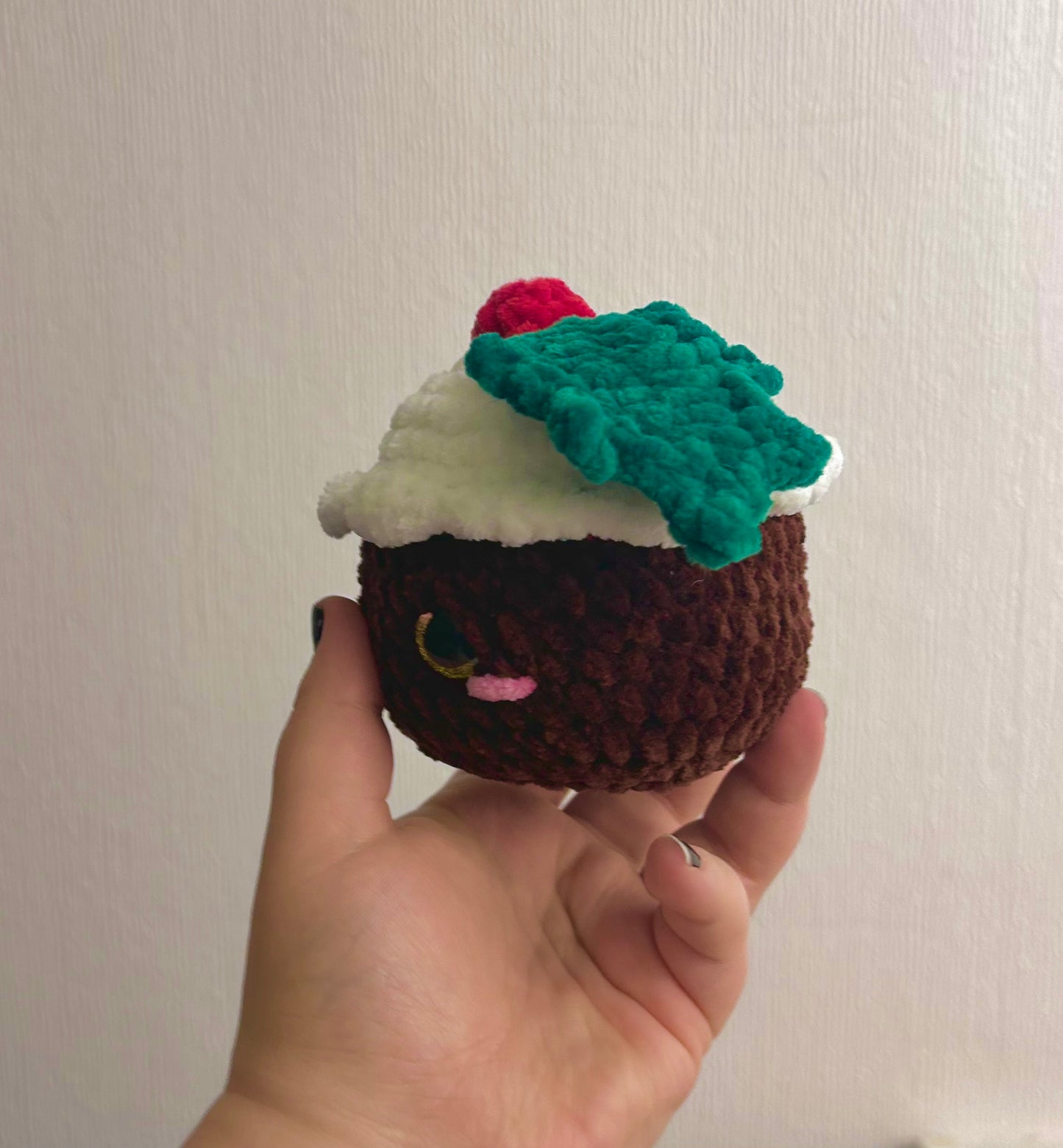 Christmas Pudding Crochet Toy