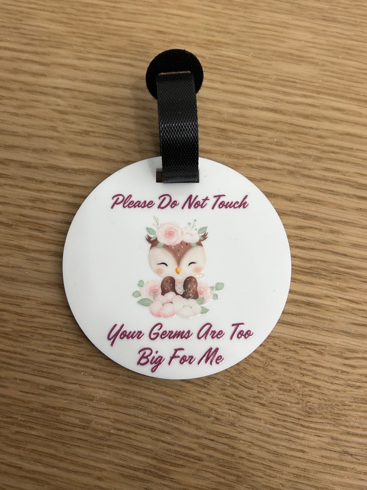 Owl Pram Tag