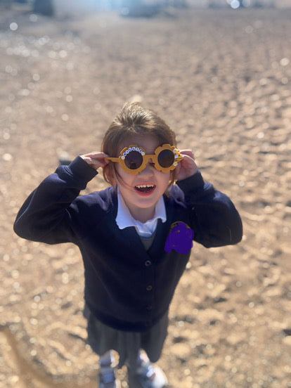 Child Bee and flower personalised Sunglasses