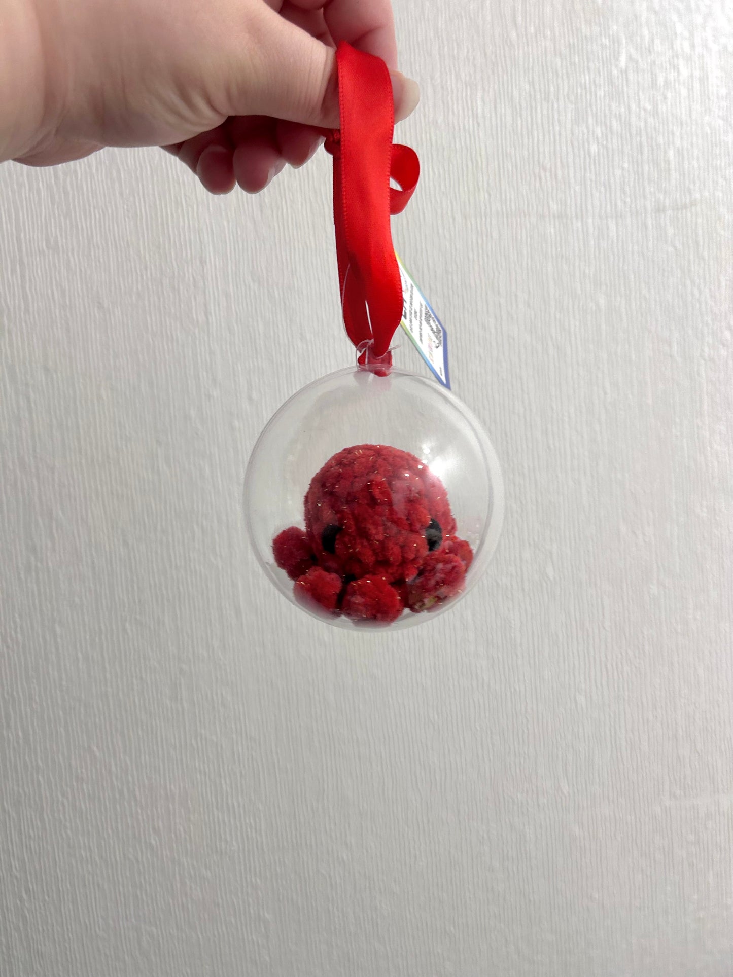 Octopus Crochet Toy Christmas Bauble