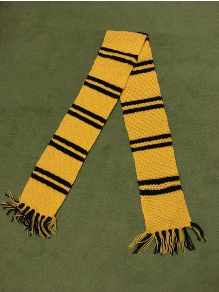 Crochet Wizard House Scarf