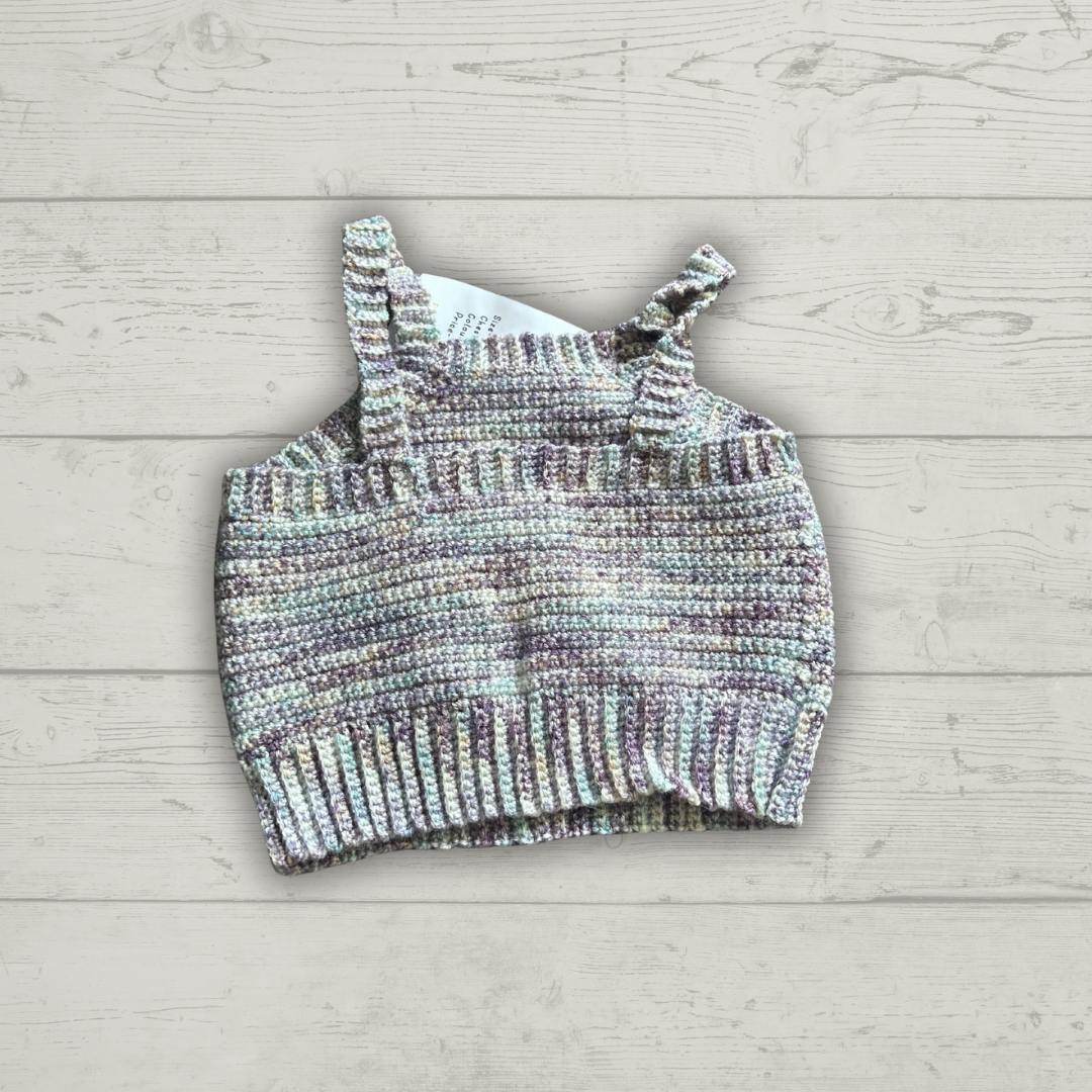 Purple Adult Crop Top- Large