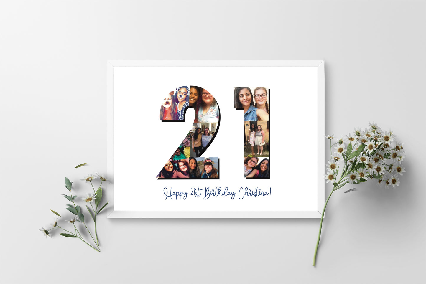 Personalised Birthday Photo A6 Print- Any Age