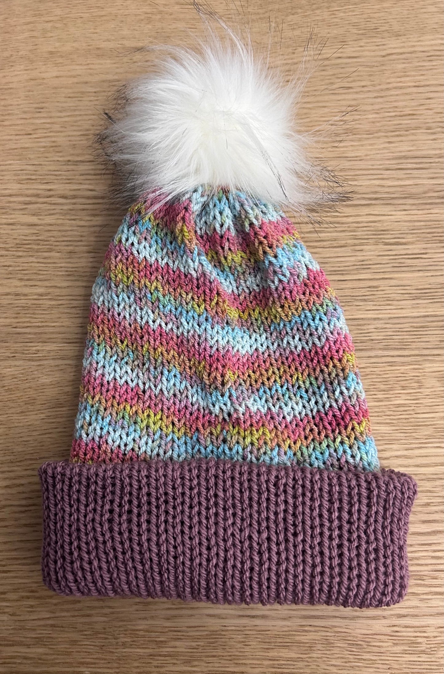 Purple and Mix Adult Hat