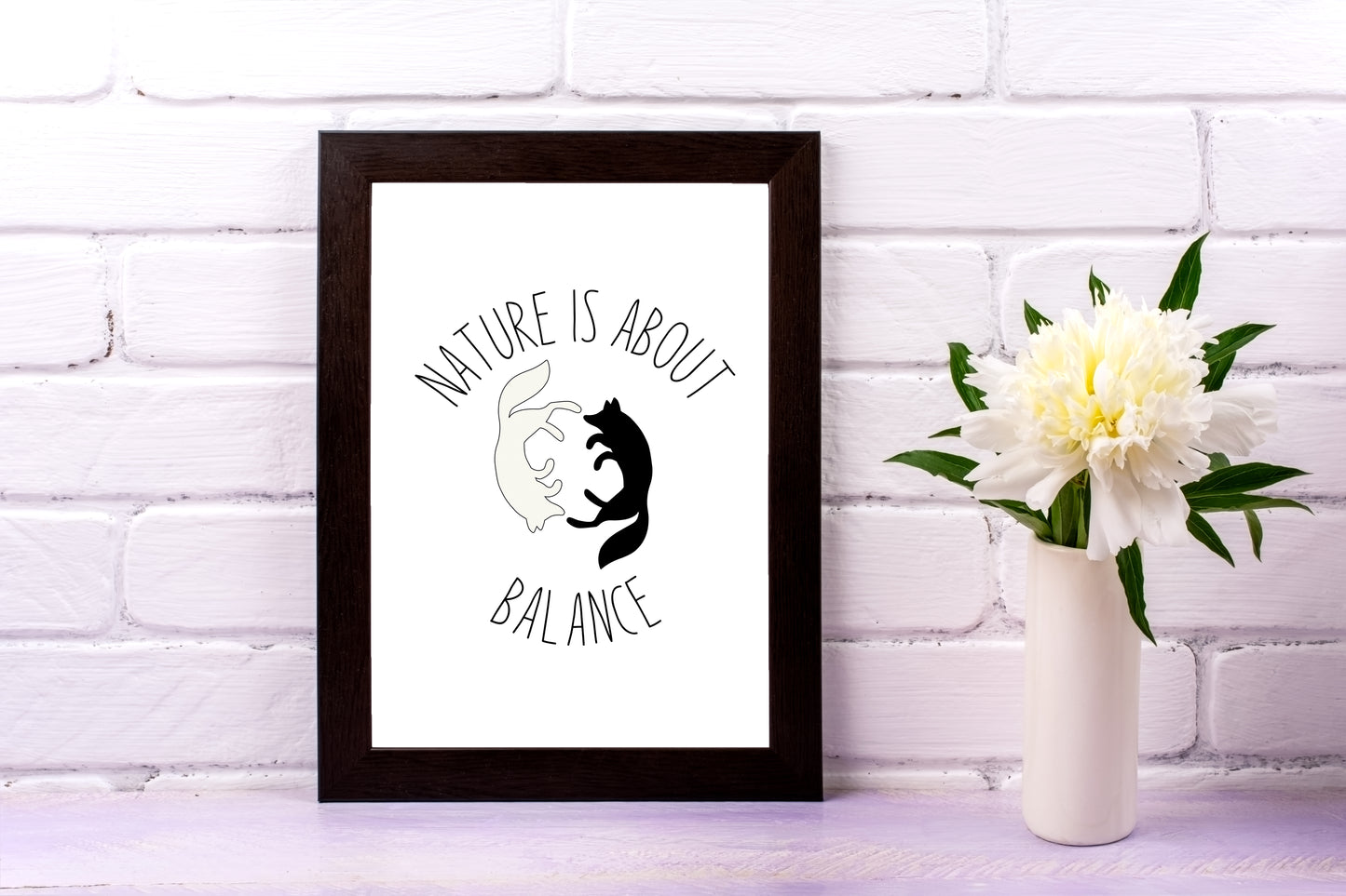 Nature is about Balance A6 Print