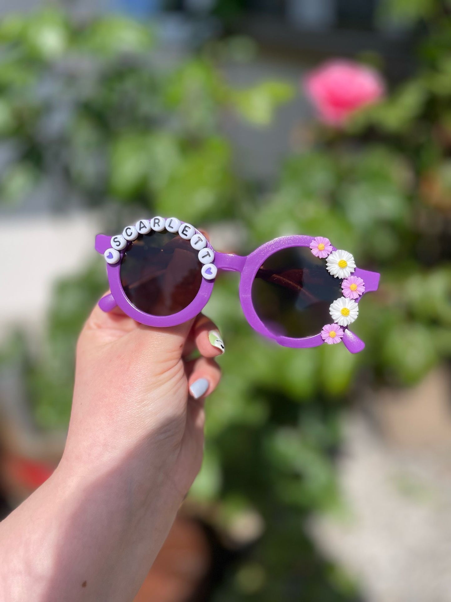 Child flower personalised Sunglasses