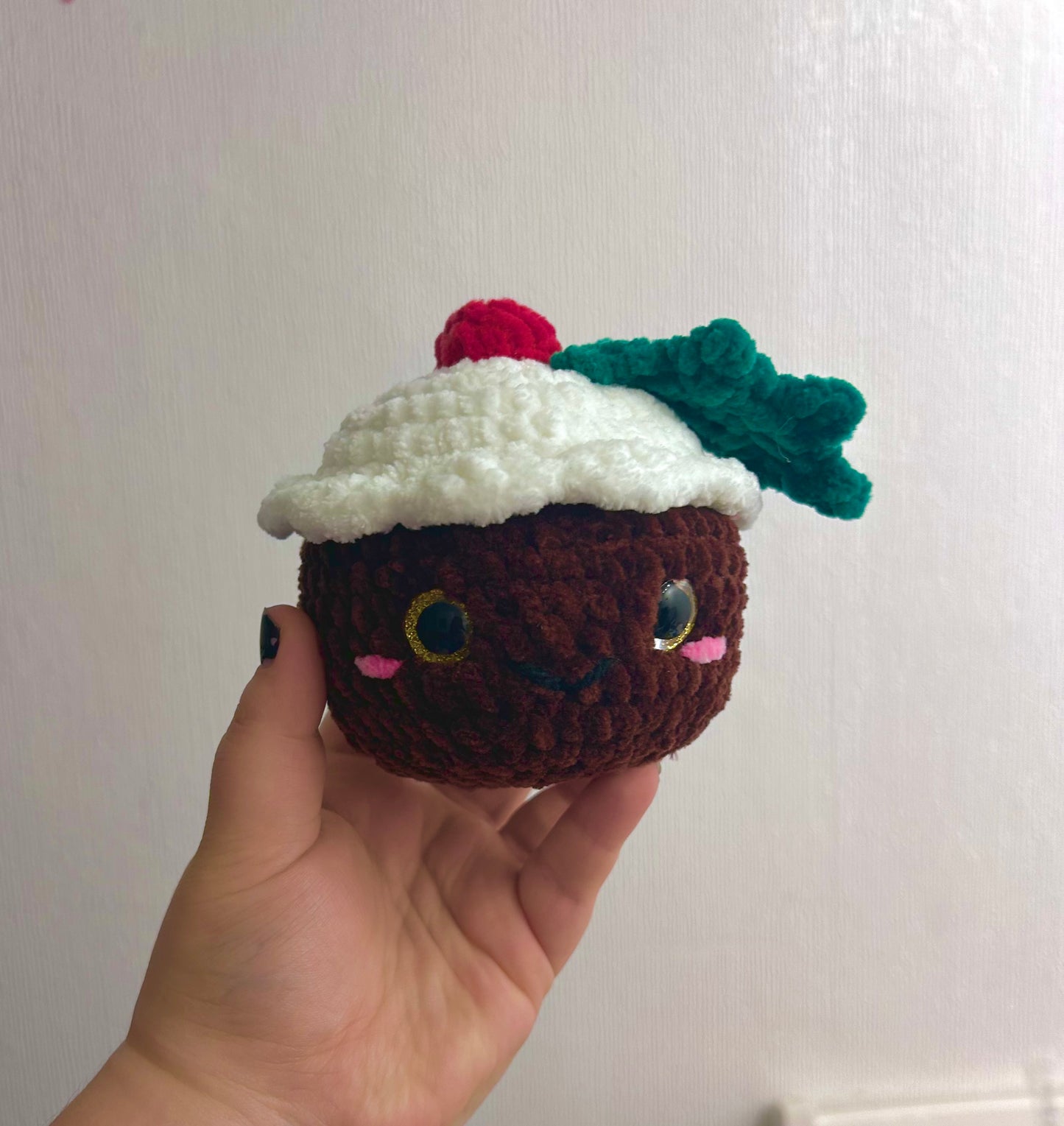 Christmas Pudding Crochet Toy