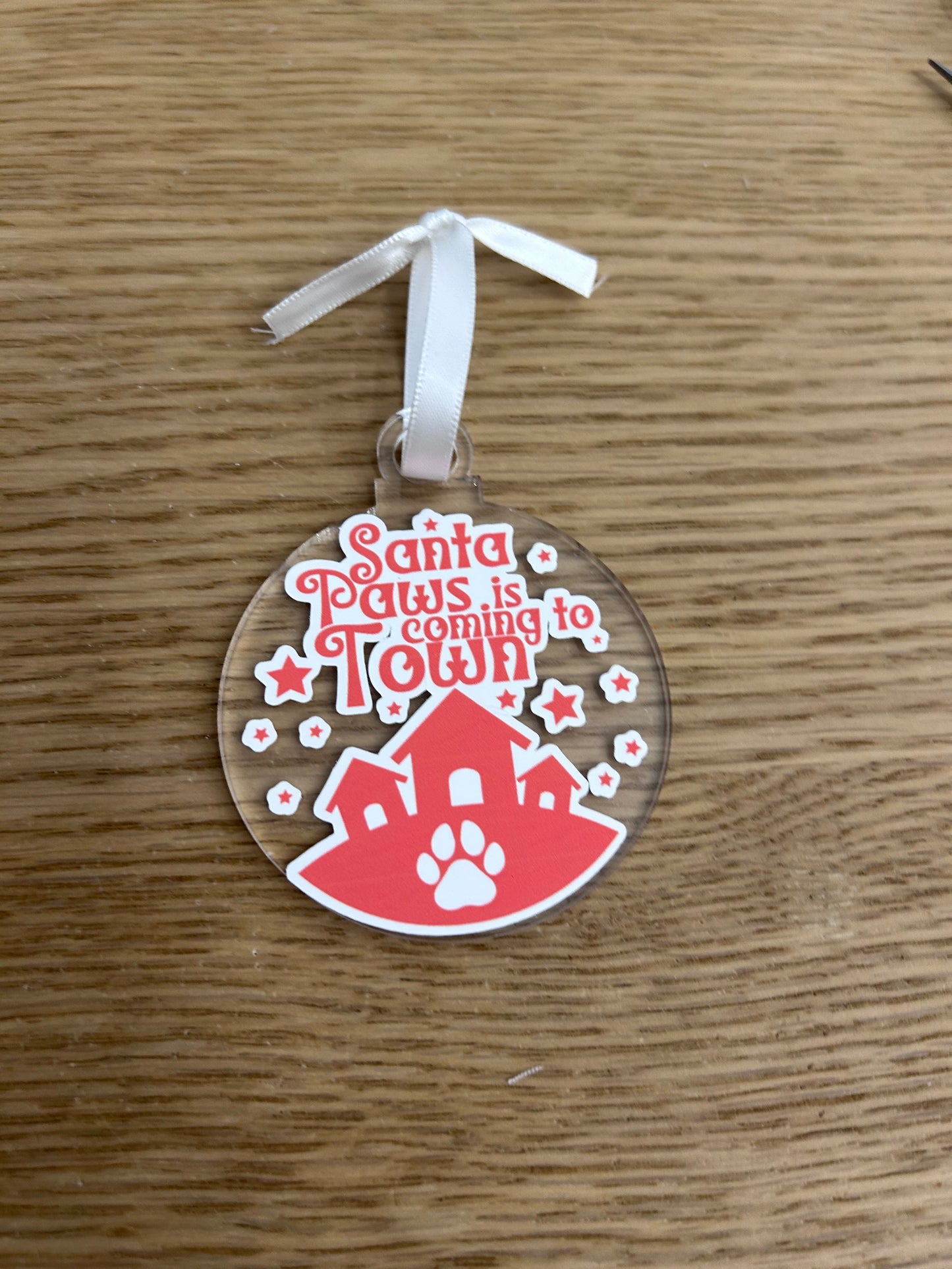 Santa Paws Bauble
