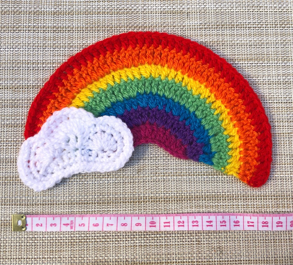 Crochet Rainbow Decoration
