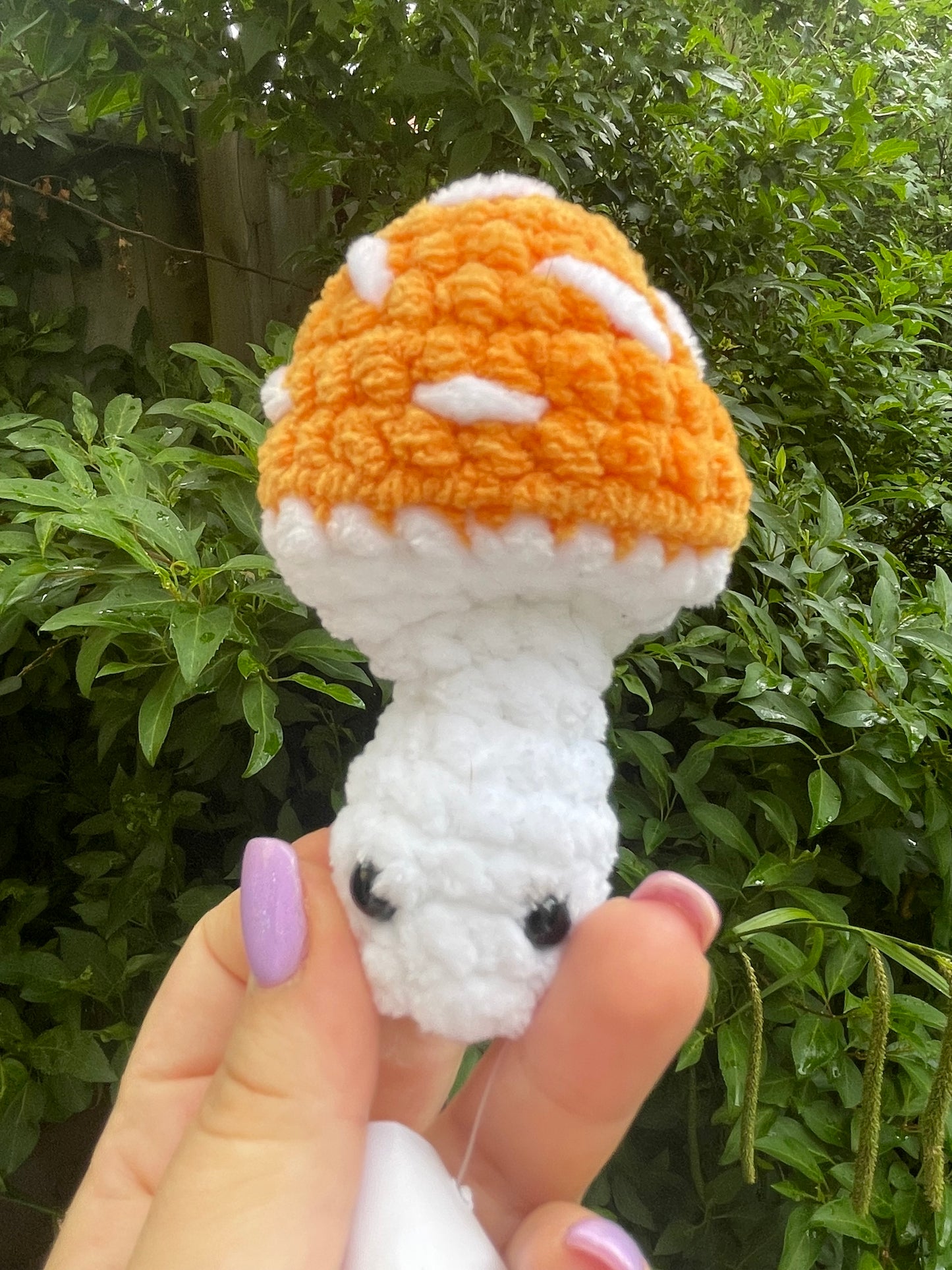 Mushroom Pop Up Fidget Crochet Toy