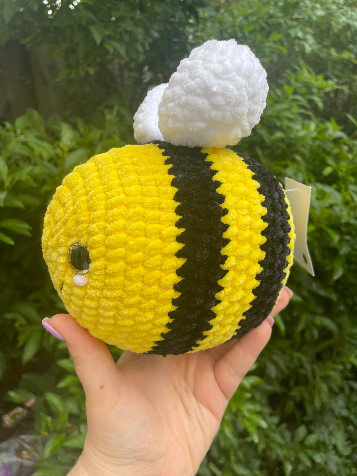 Large Crochet Bee Toy