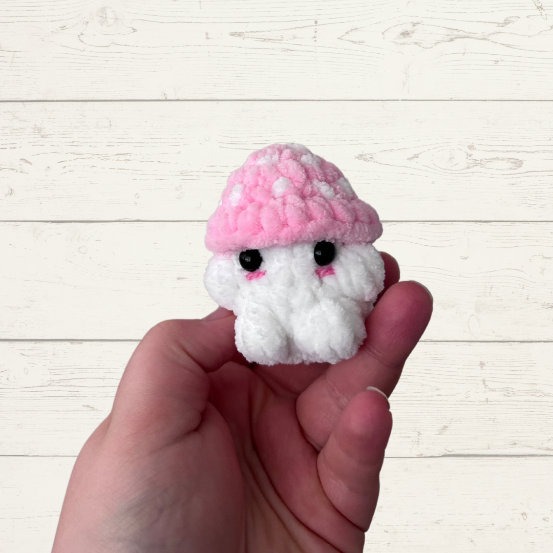 Mini Mushroom Crochet Toy