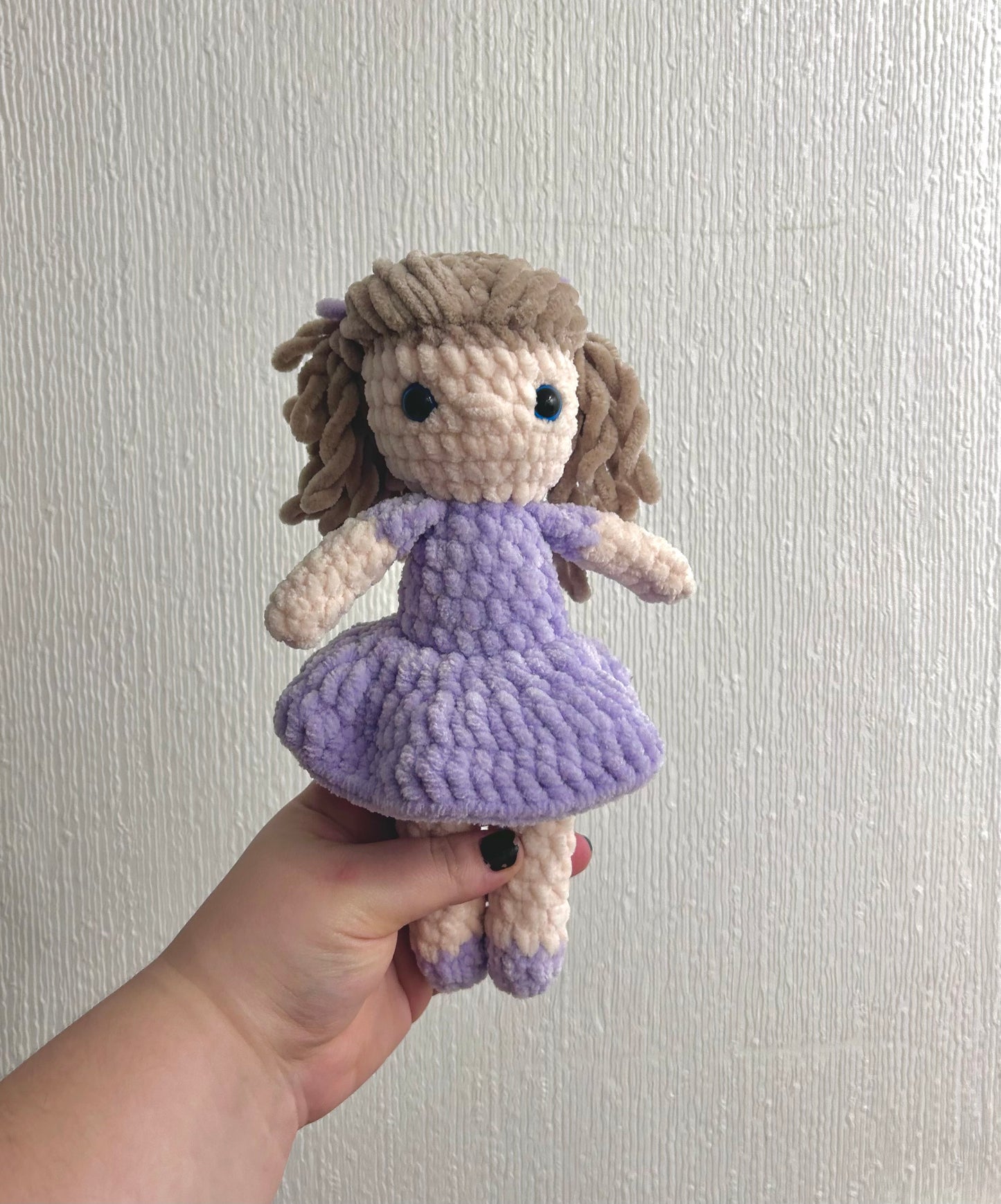 Girl Doll in Dress crochet Toy