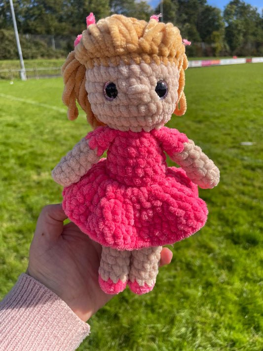 Girl Doll in Dress crochet Toy