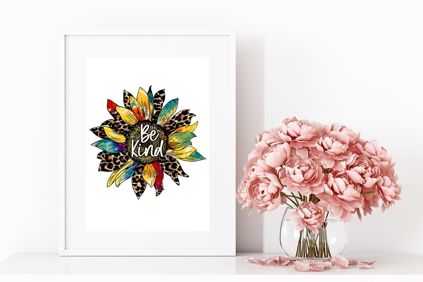 Be Kind Flower A6 Print