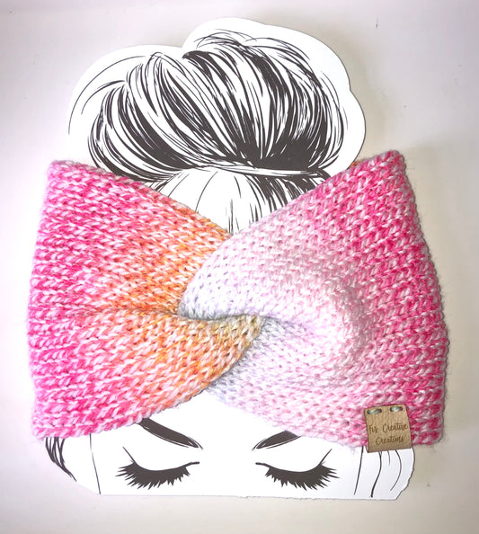 Pink Mix Ear Warmer