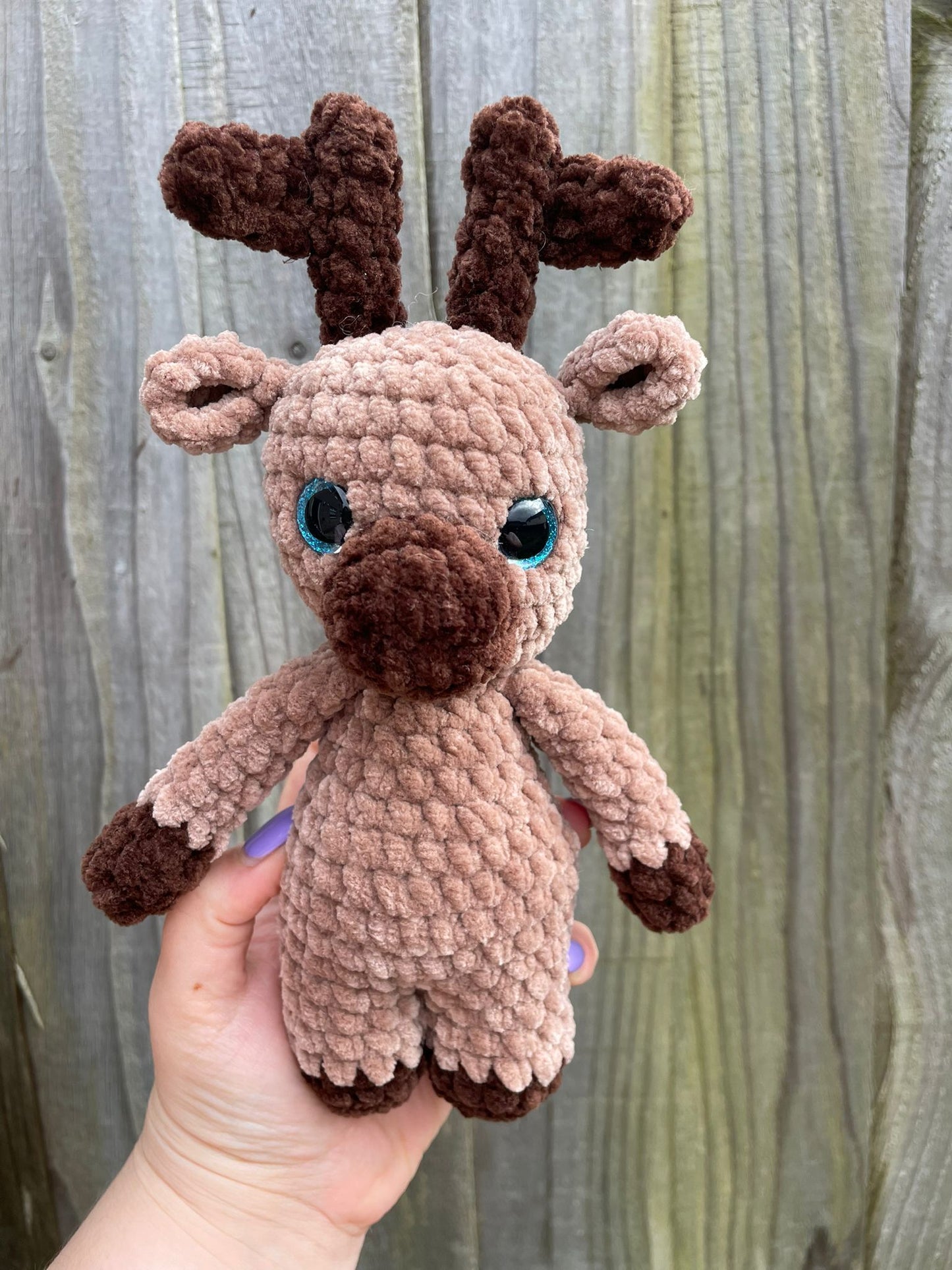 Reindeer Christmas Crochet Toy