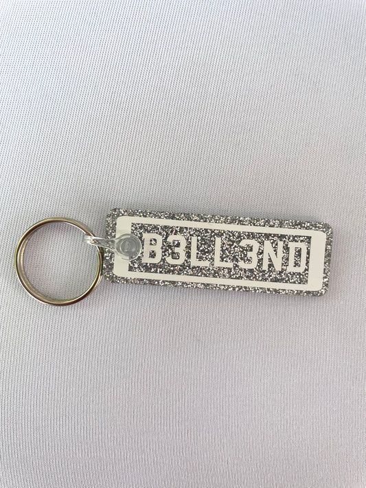 Bellend Number Plate Keyring