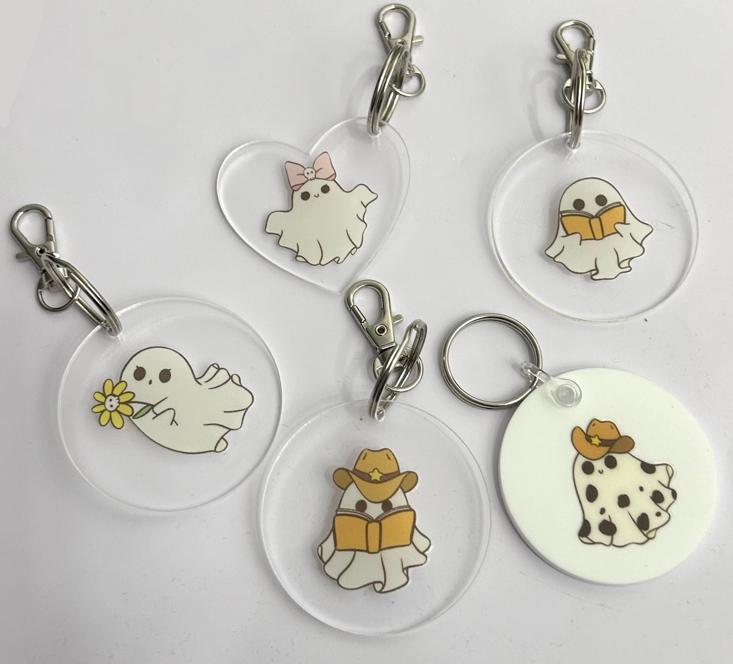Cute Ghost Keyring
