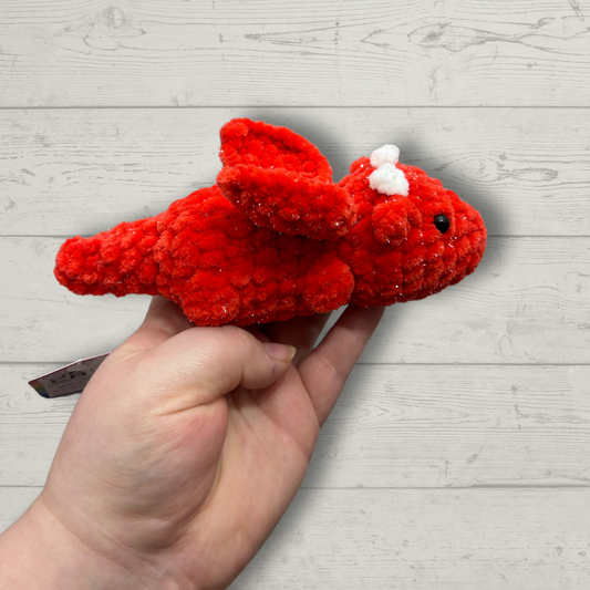 Welsh Red Dragon Crochet Toy