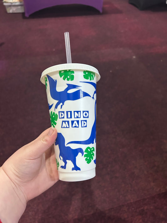 Dino Mad 24oz Cold Cup