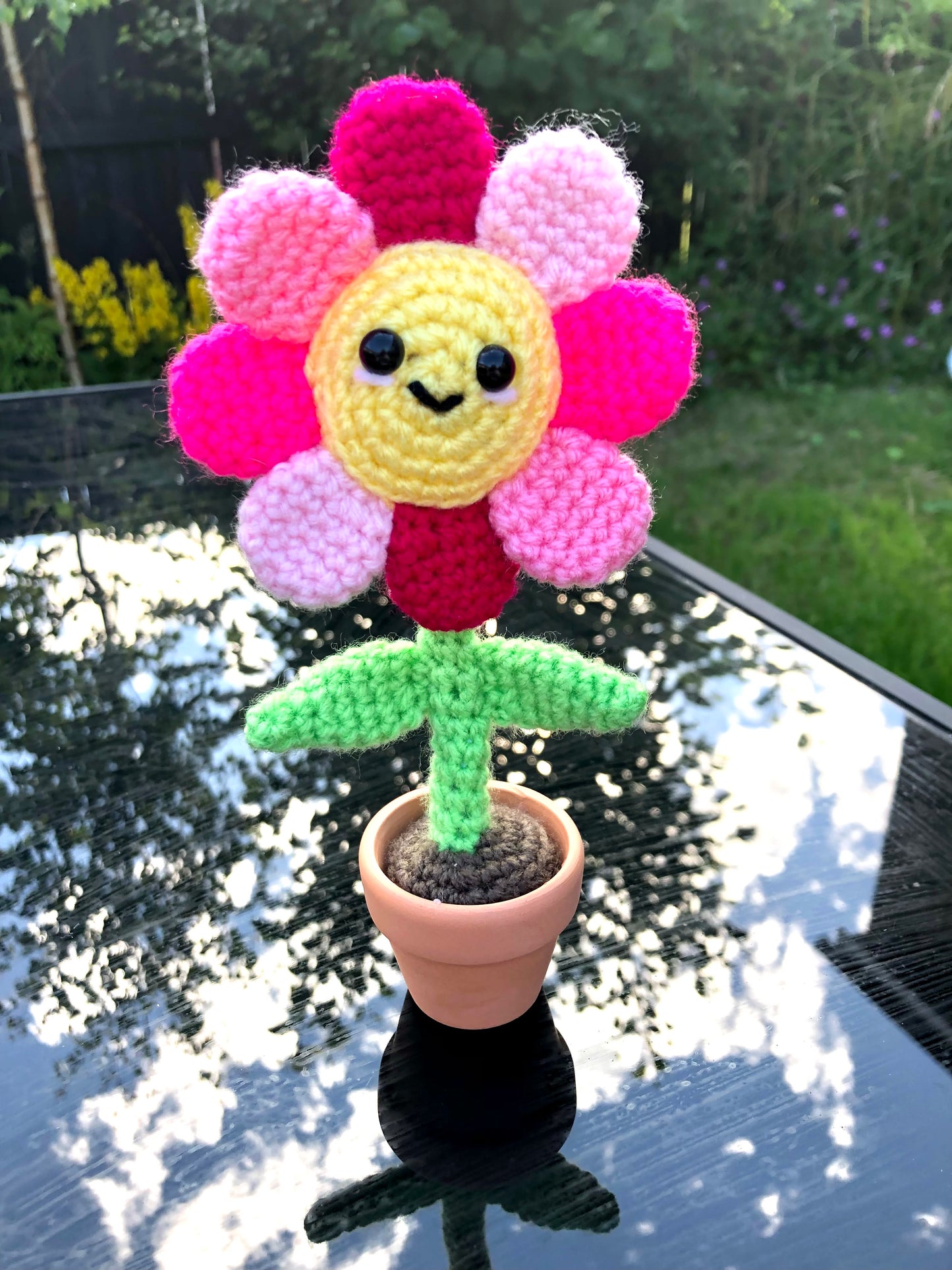 Crochet Flower in a Pot