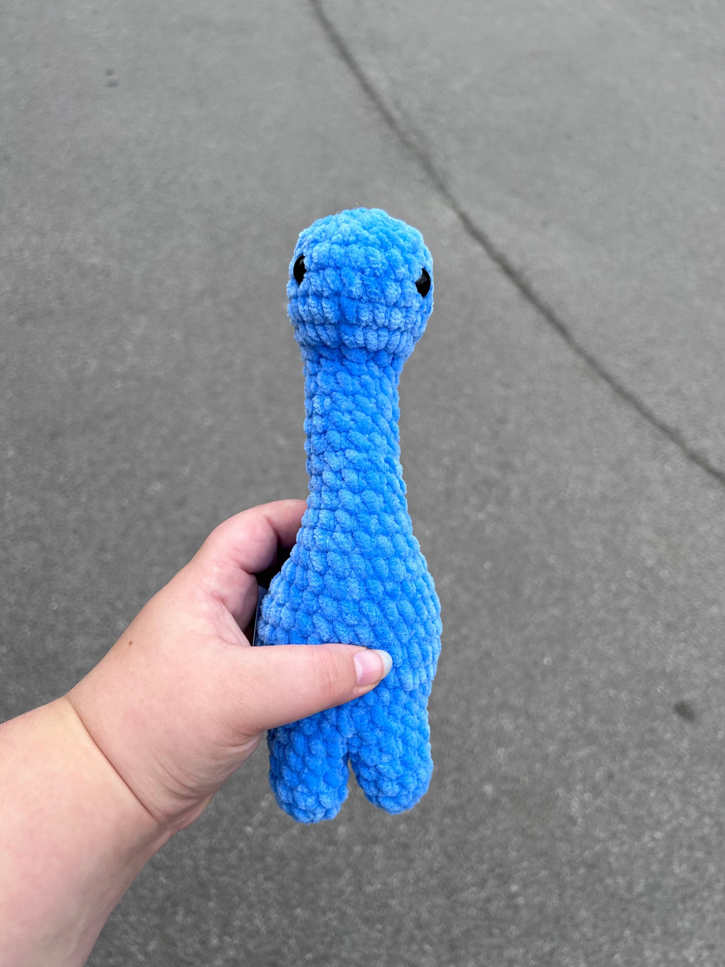 Brontosaurus Crochet Toy