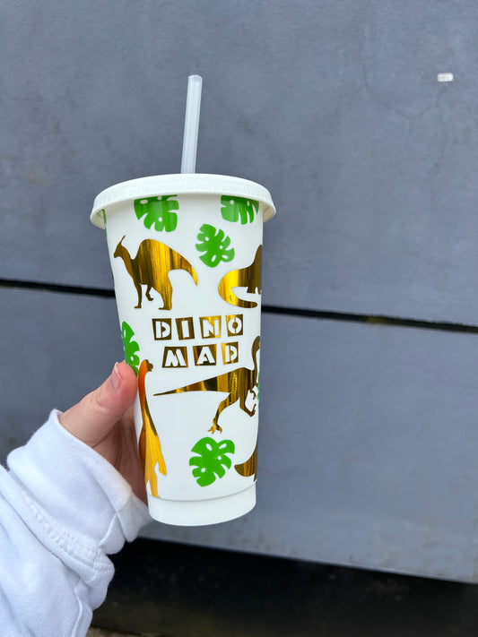 Dino Mad 24oz Cold Cup