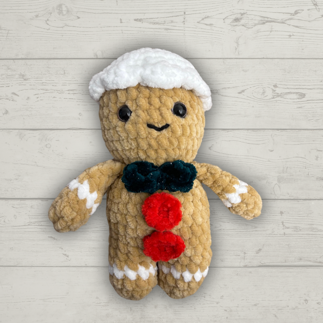 Christmas Gingerbread Man Crochet Toy
