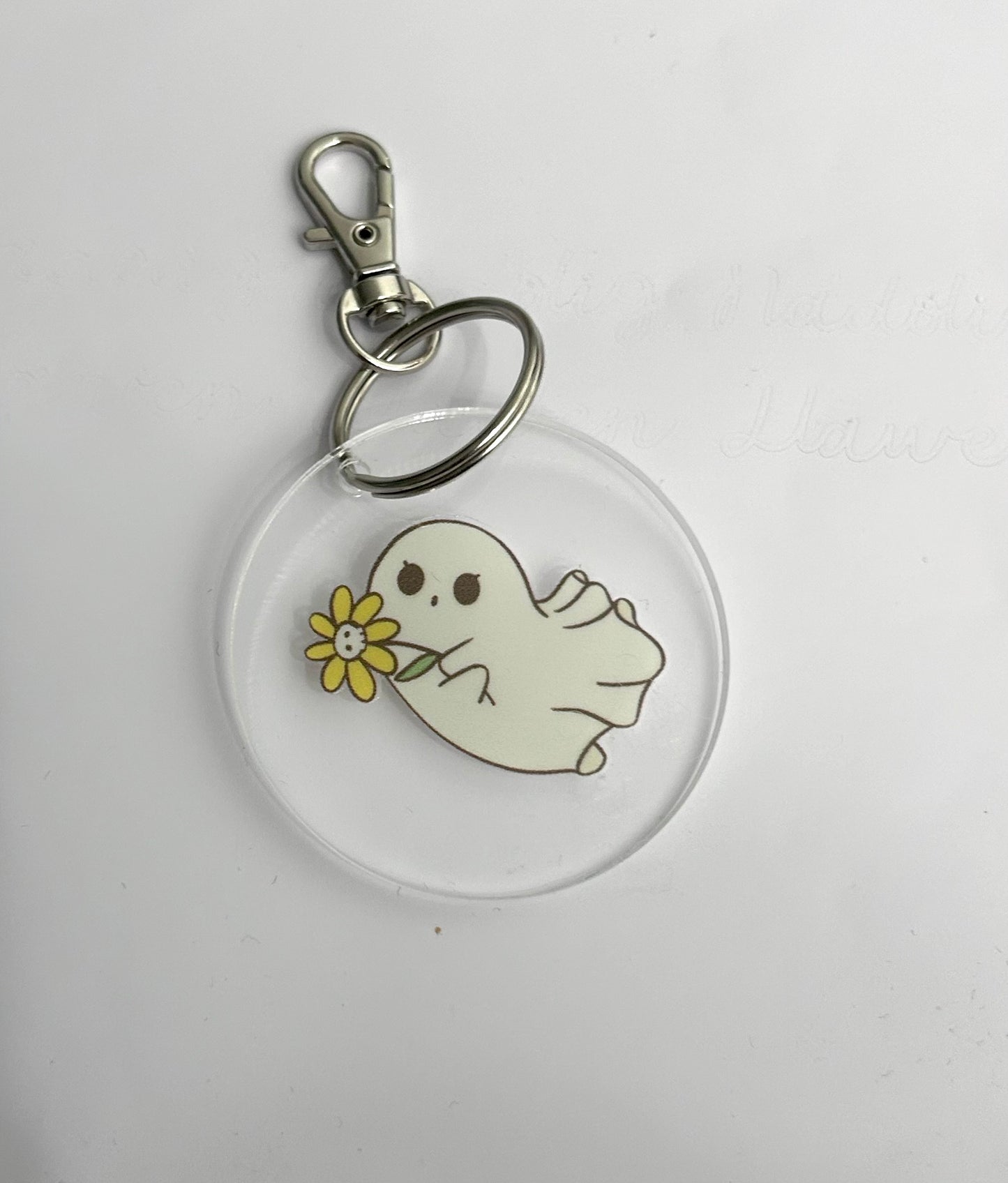 Cute Ghost Keyring