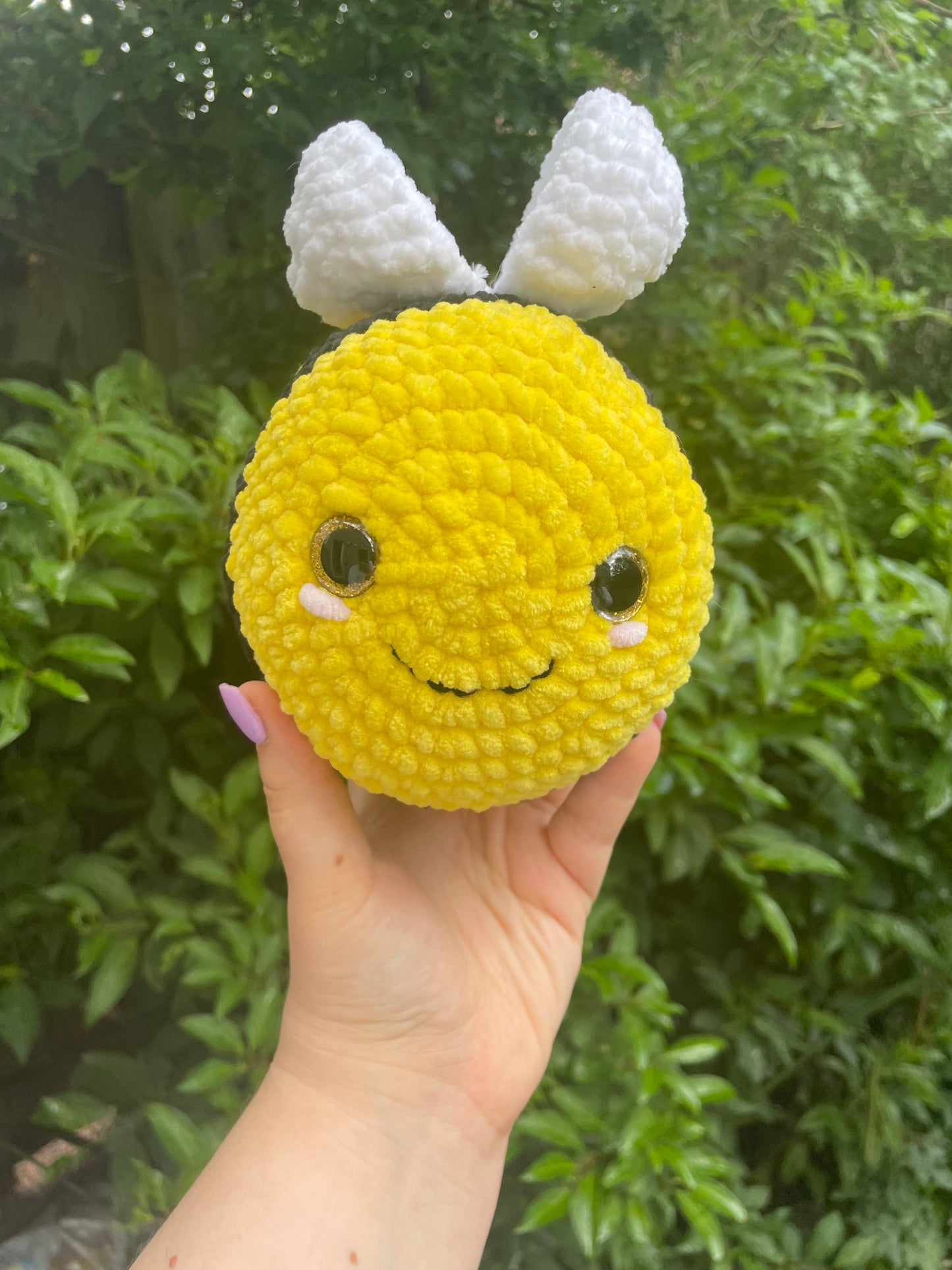 Large Crochet Bee Toy