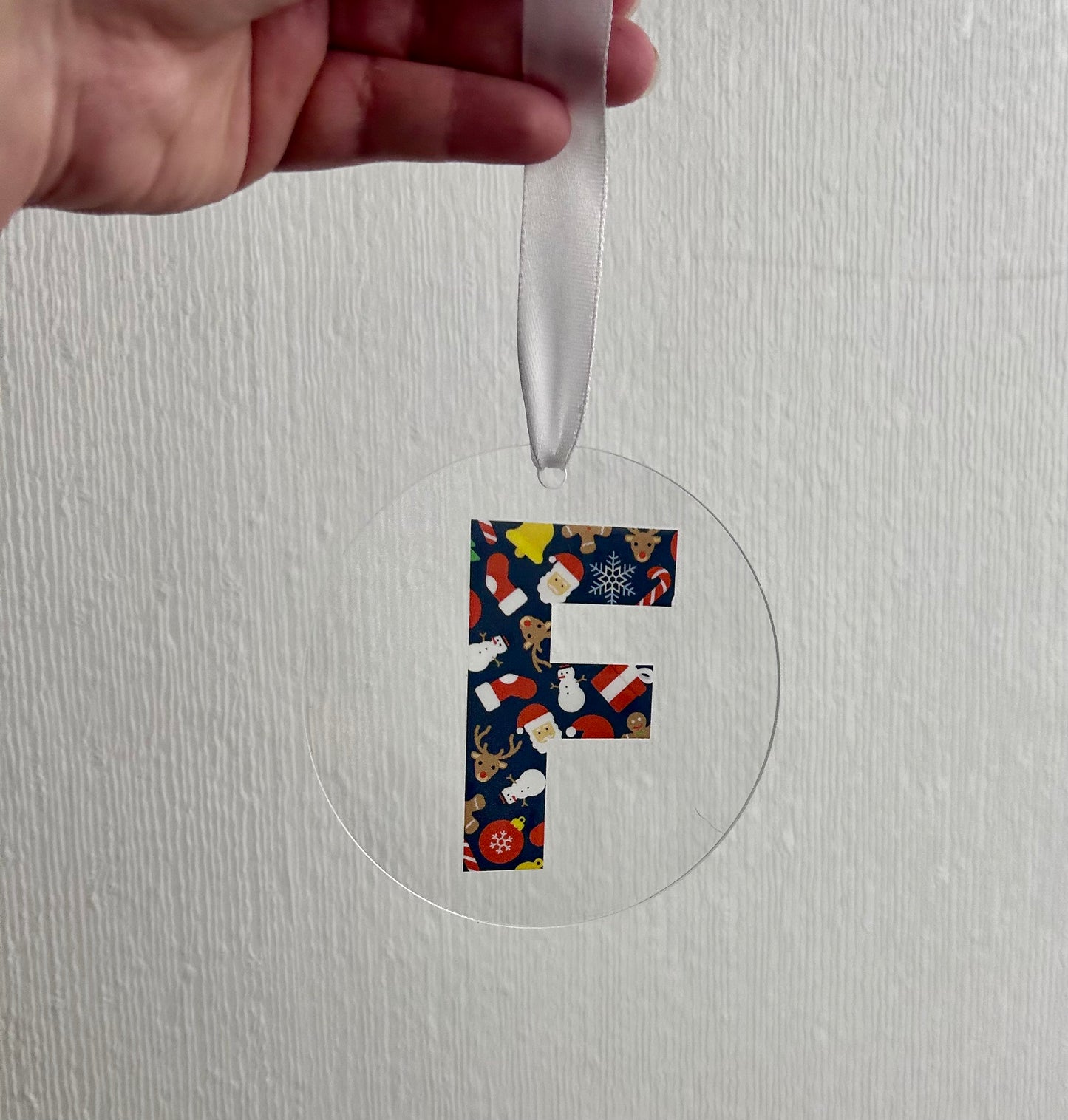 Christmas Letter Bauble