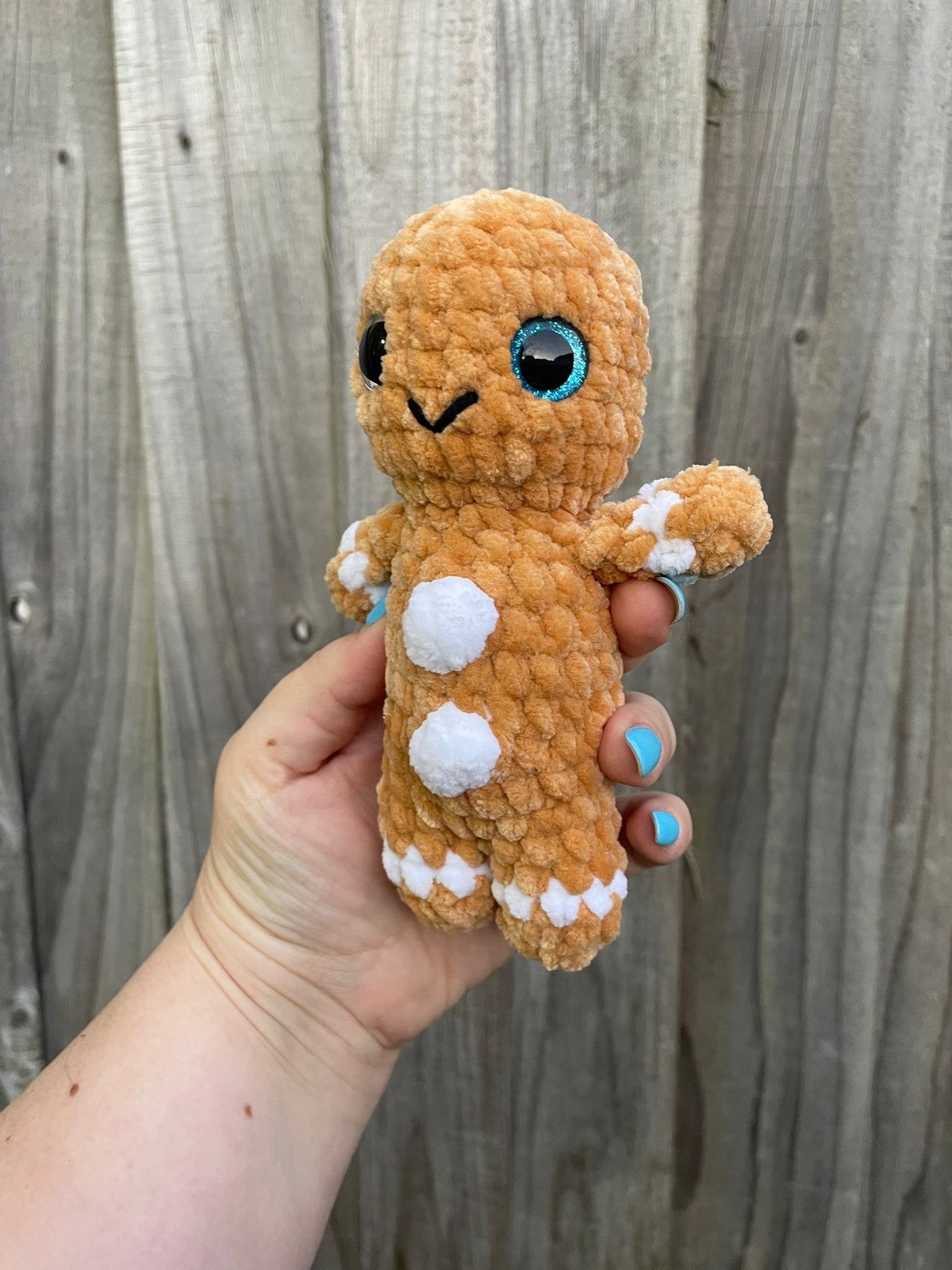 Christmas Gingerbread Man Crochet Toy