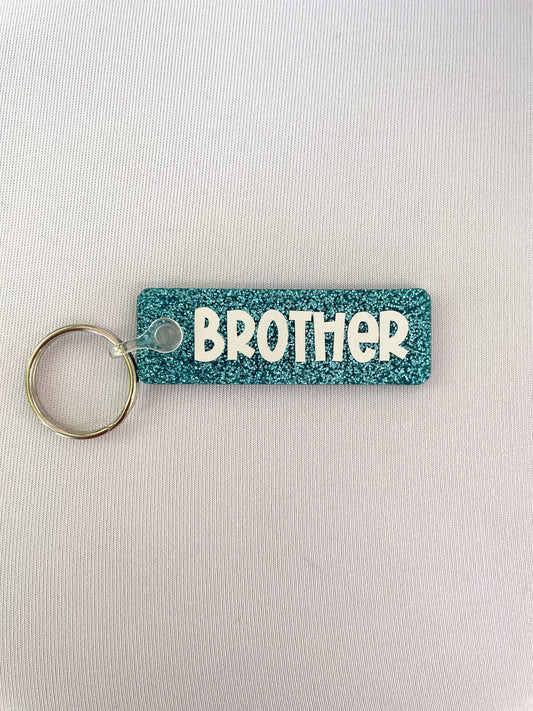 Brother Rectangle Keyring