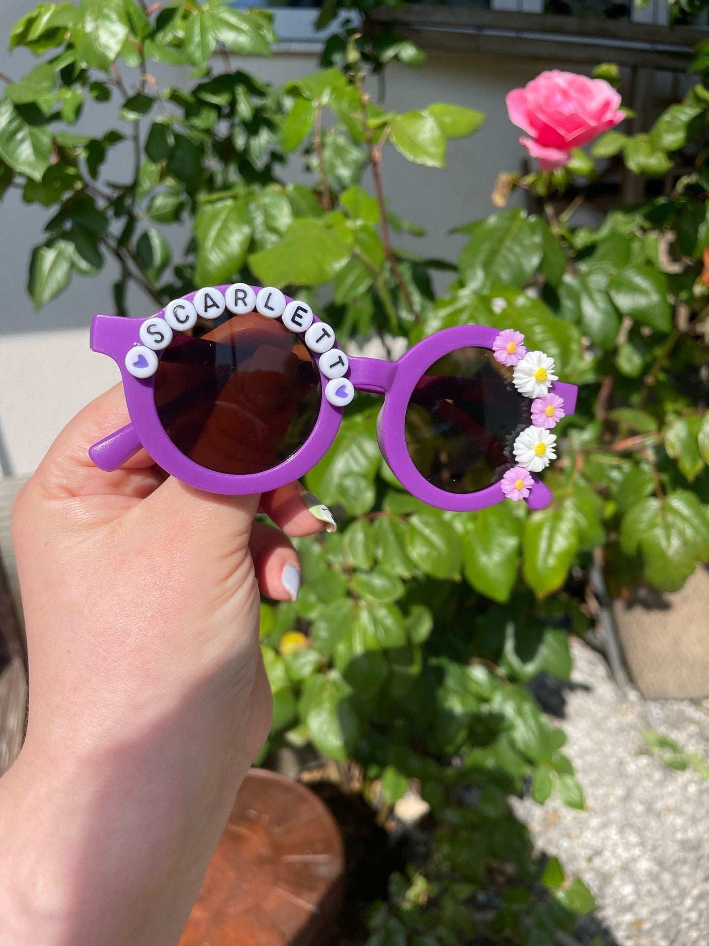 Child flower personalised Sunglasses
