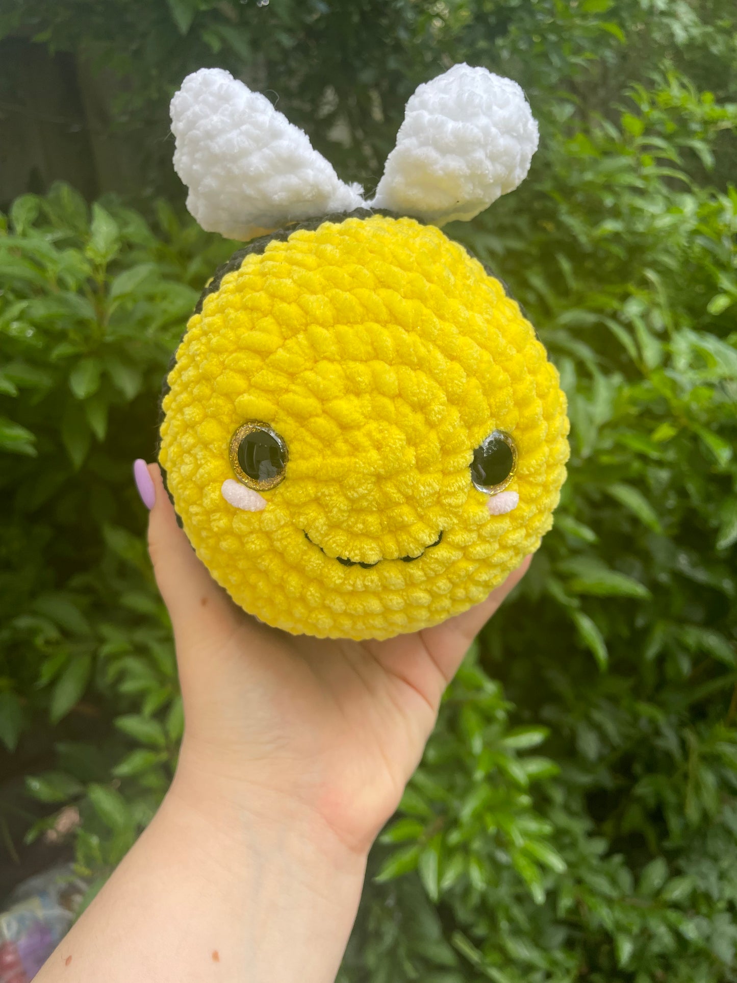 Large Crochet Bee Toy