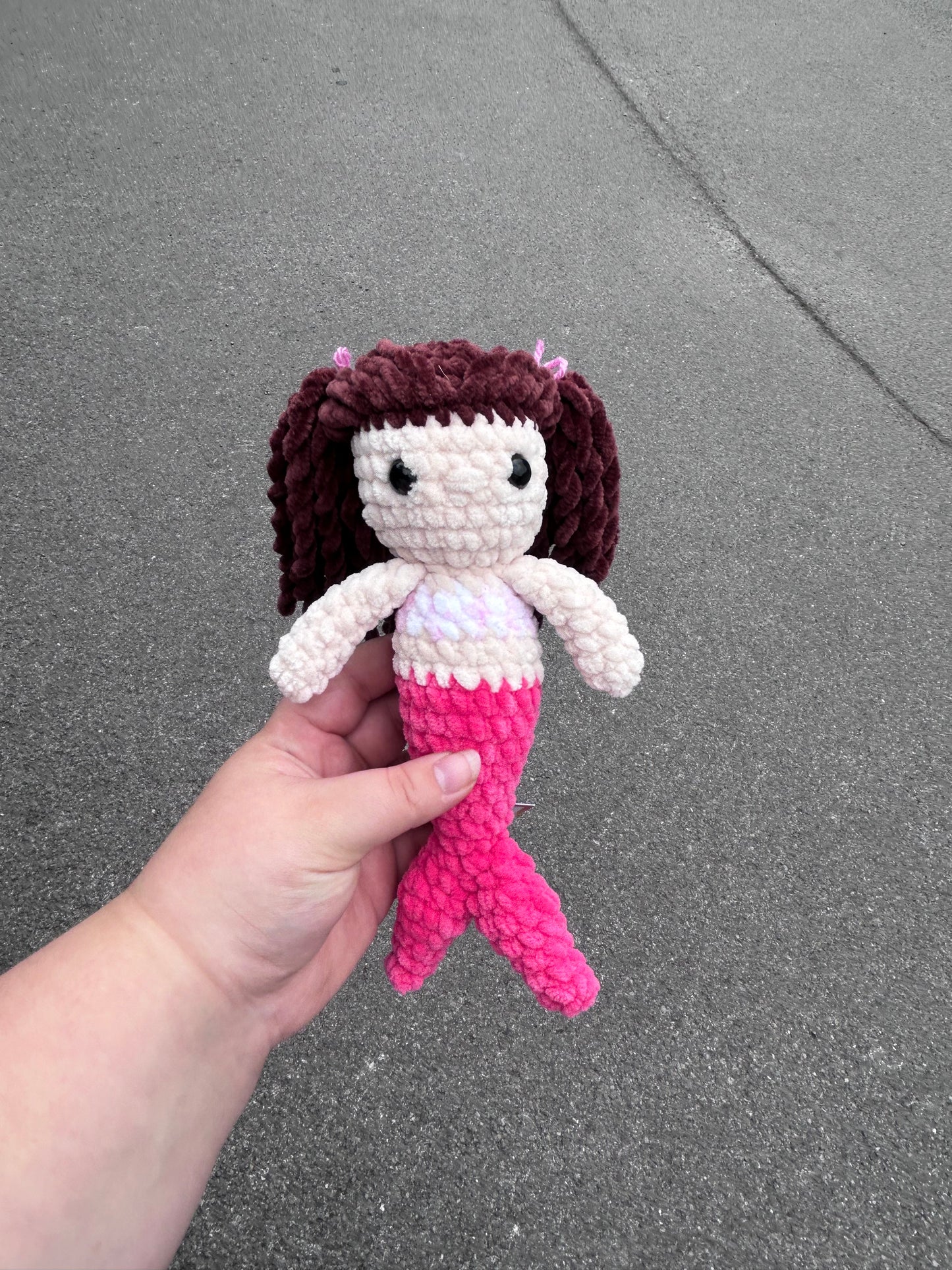 Mermaid with Bunches Crochet Toy