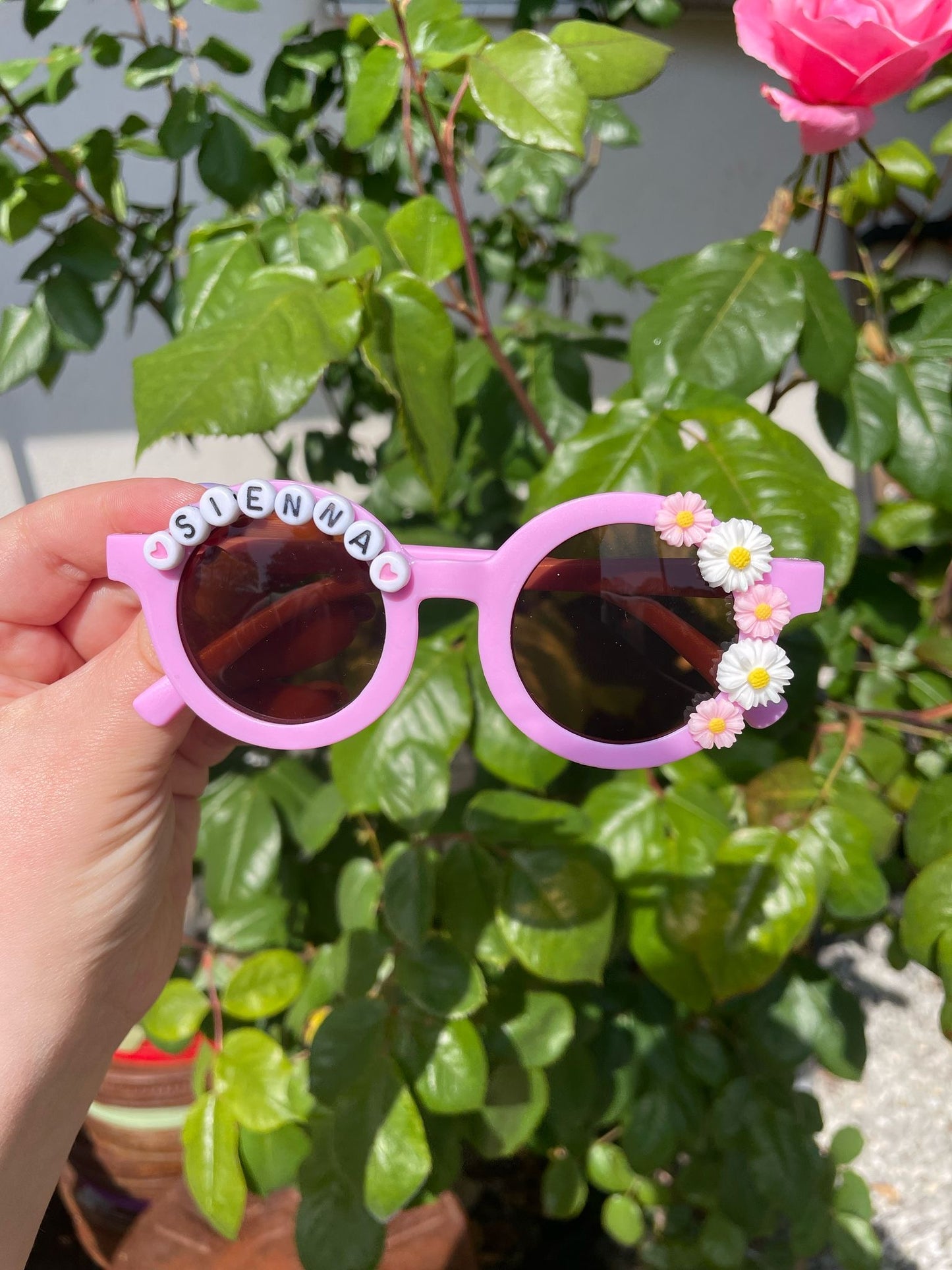 Child flower personalised Sunglasses