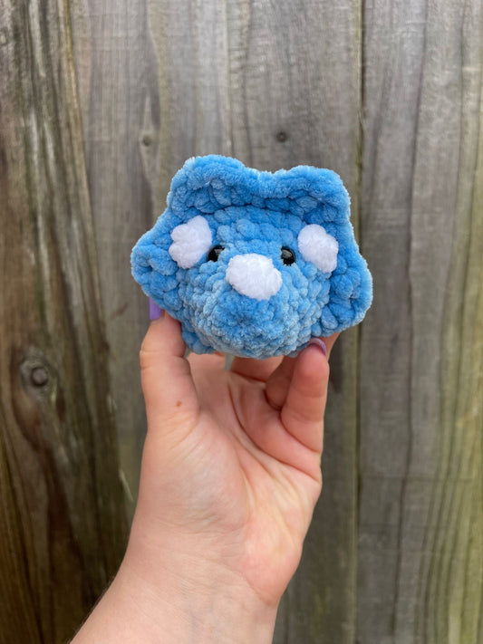 Baby Triceratops Crochet Toy