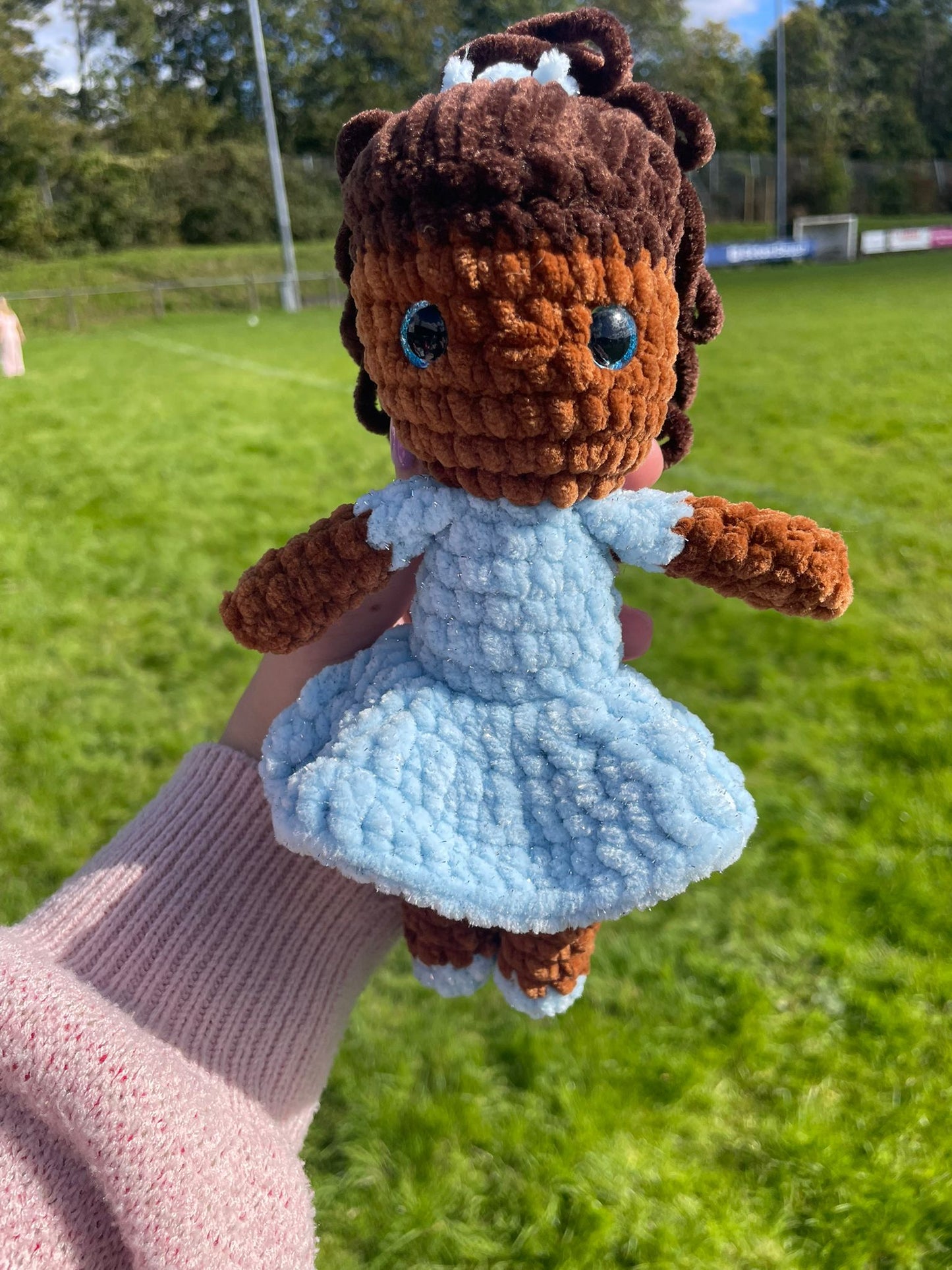 Girl Doll in Dress crochet Toy