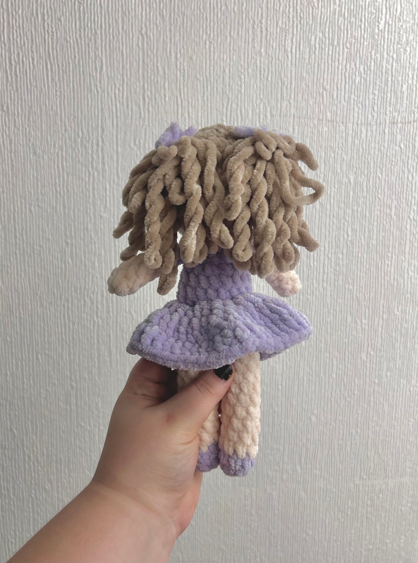 Girl Doll in Dress crochet Toy