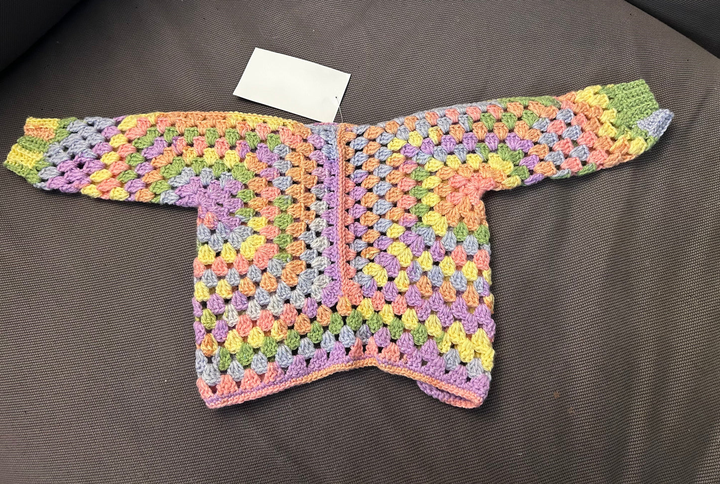 Glitter Crochet Children’s Cardigan Custom Size