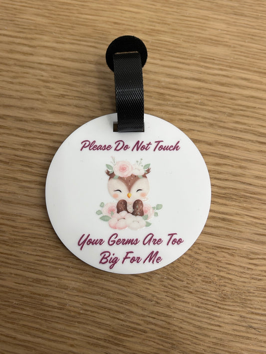 Owl Pram Tag