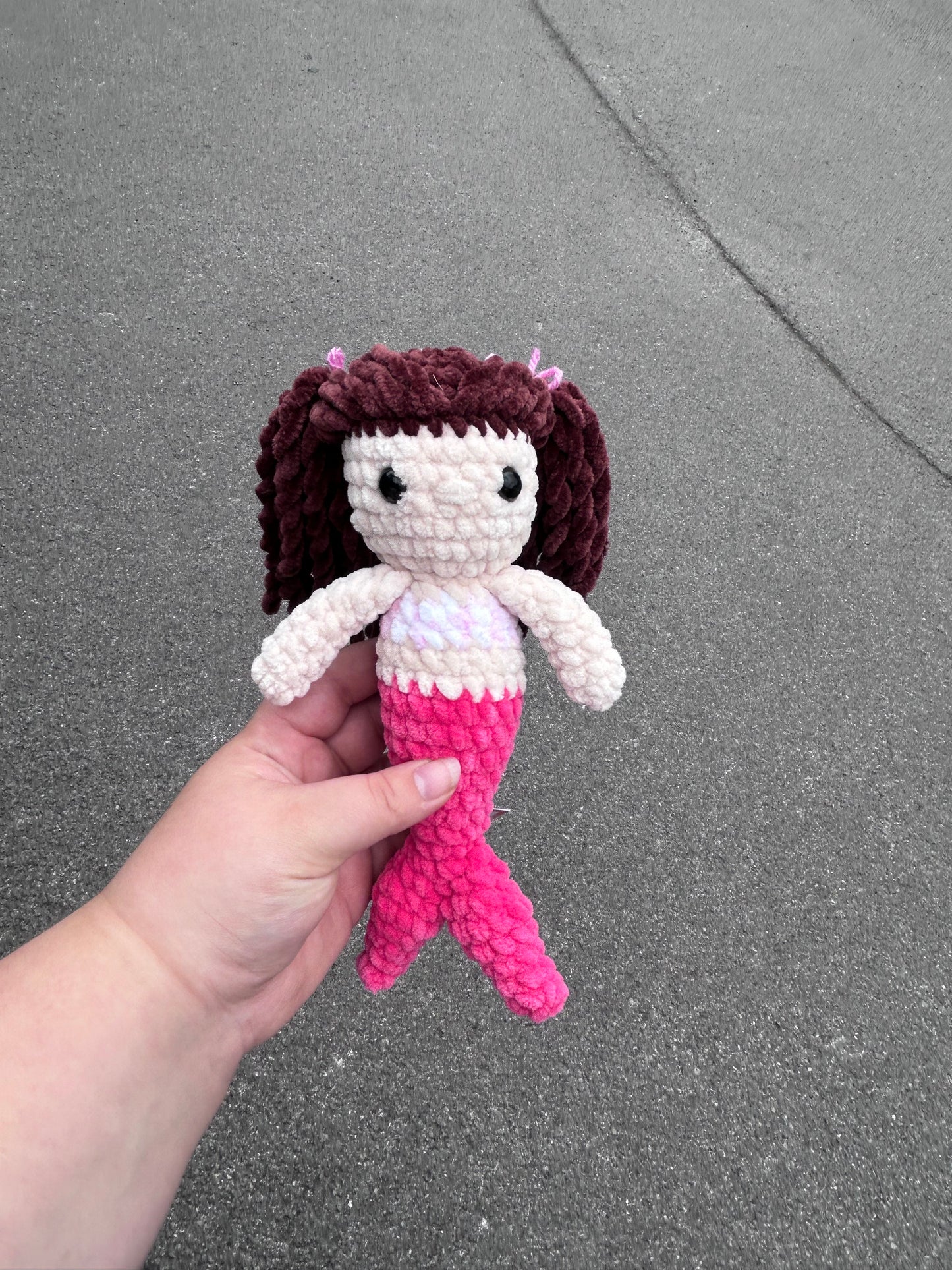 Mermaid with Bunches Crochet Toy