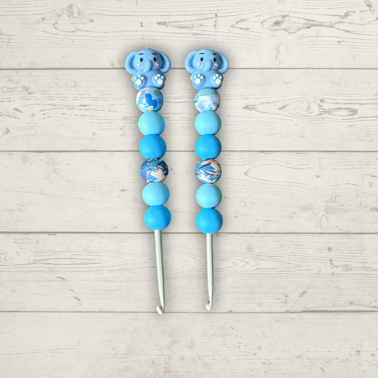 Handmade Elephant Crochet Hook