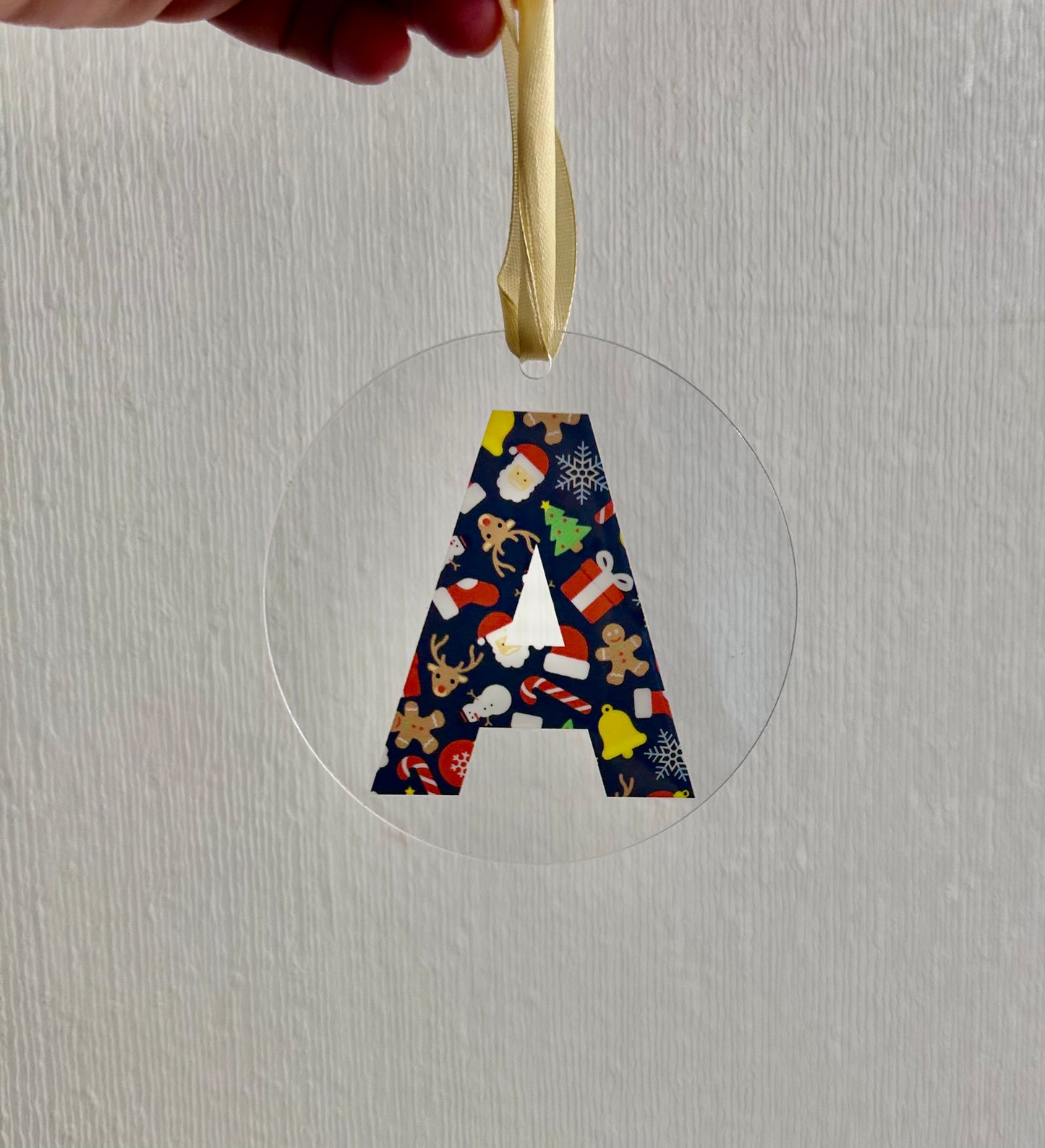 Christmas Letter Bauble